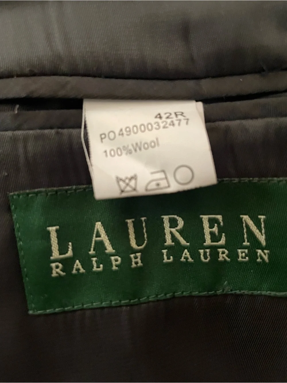 Lauren Ralph Lauren Men's Navy Pinstripe Suit Jacket